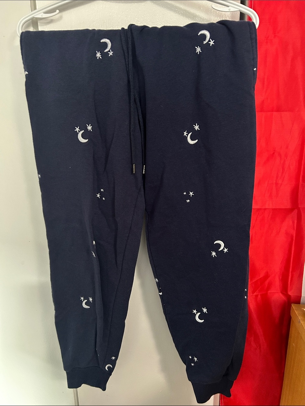 embroidered sweatpants